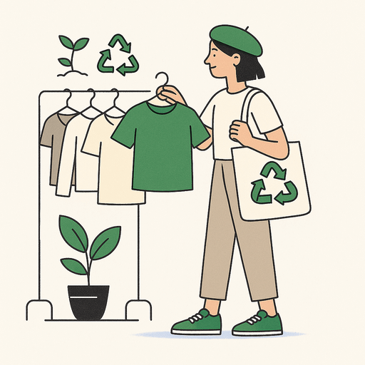 Illustration of sustainable packaging solutions.